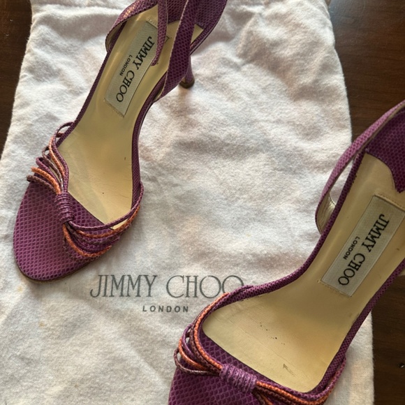 Jimmy Choo Kelissa - 36.5 - US 6 - Lilac Karung - Picture 3 of 4